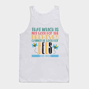 Marcus Aurelius Bess quote Tank Top